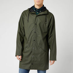 RAINS Men's Long Jacket Green