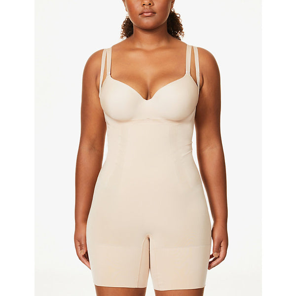 Spanx Oncore open-bust stretch-jersey body