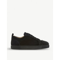 Christian Louboutin Louis Junior Spikes suede trainers