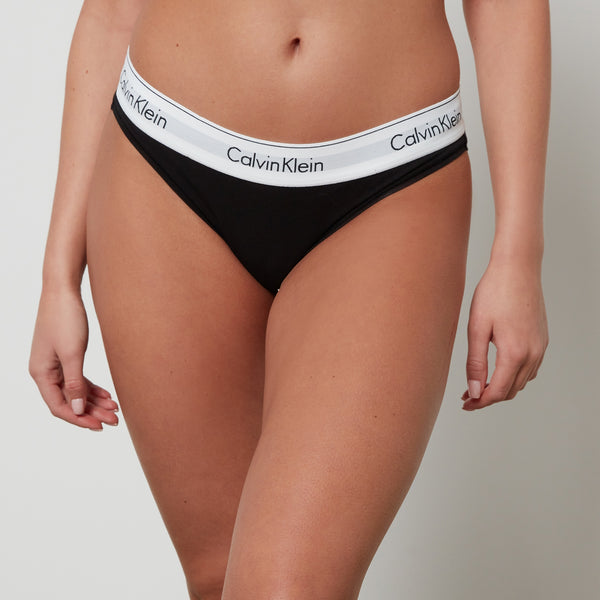 Calvin Klein Women's Modern Cotton Bikini Briefs Black