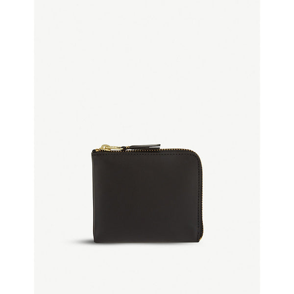 Comme Des Garcons Leather half-zip wallet