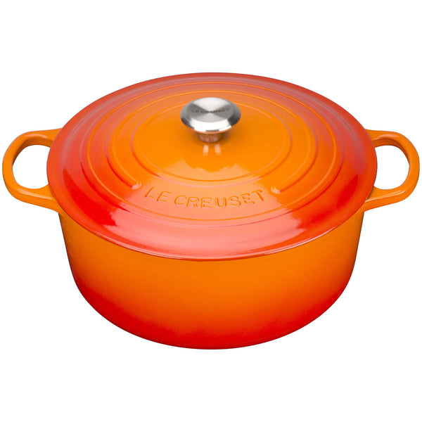 Le Creuset Signature Cast Iron Round Casserole Dish - 20cm - Volcanic