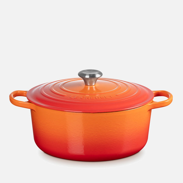 Le Creuset Signature Cast Iron Round Casserole Dish - 28cm - Volcanic