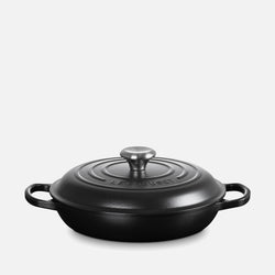 Le Creuset Signature Cast Iron Shallow Casserole Dish - 26cm - Satin Black