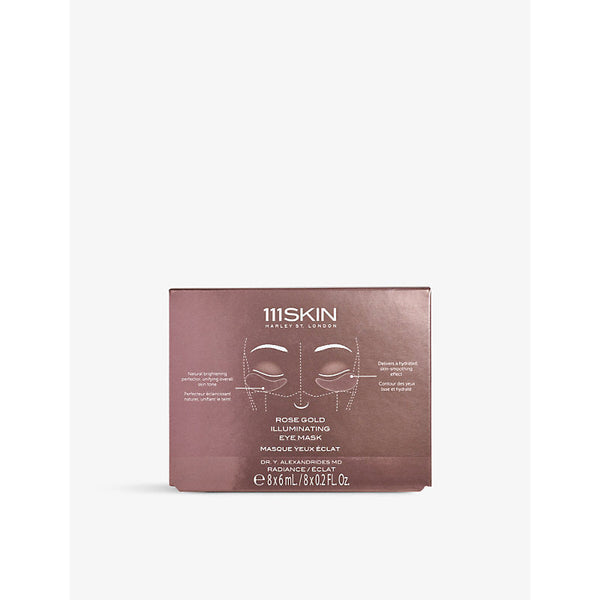 111Skin Rose Gold illuminating eye mask pack of eight | LYBSTORE