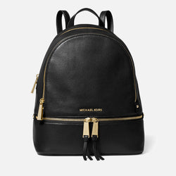 MICHAEL Michael Kors Women's Rhea Zip Medium Backpack Black