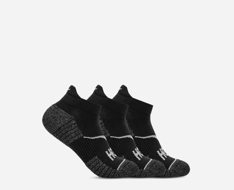 HOKA No-Show Run Sock 3-Pack in Black