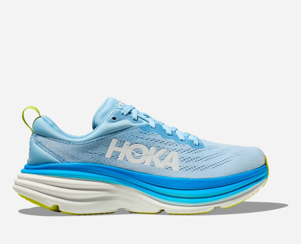 HOKA Bondi 8 Road Running Shoes Airy Blue Diva Blue