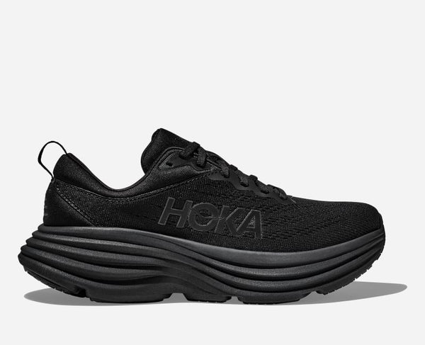 HOKA Bondi 8 Road Running Shoes Black XW