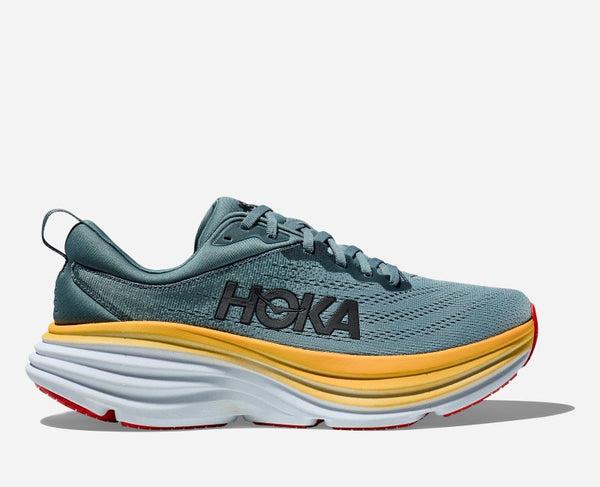 HOKA Bondi 8 Road Running Shoes Goblin Blue Mountain Spring W