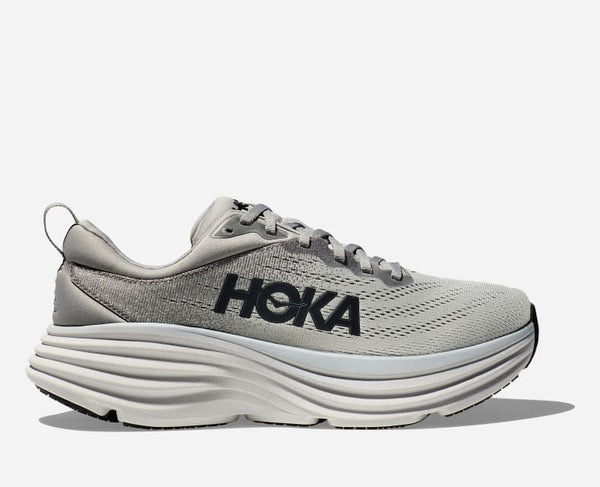 HOKA Bondi 8 Road Running Shoes Sharkskin Harbor Mist