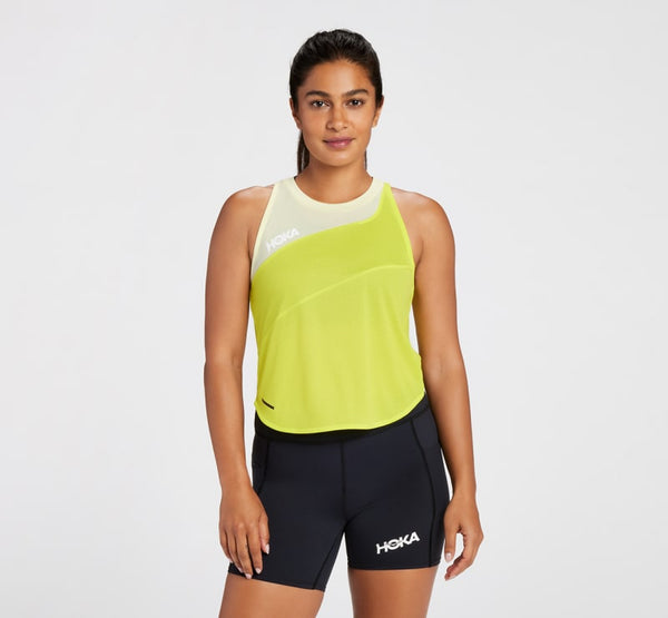 HOKA Glide Tank Evening Primrose, Size XL