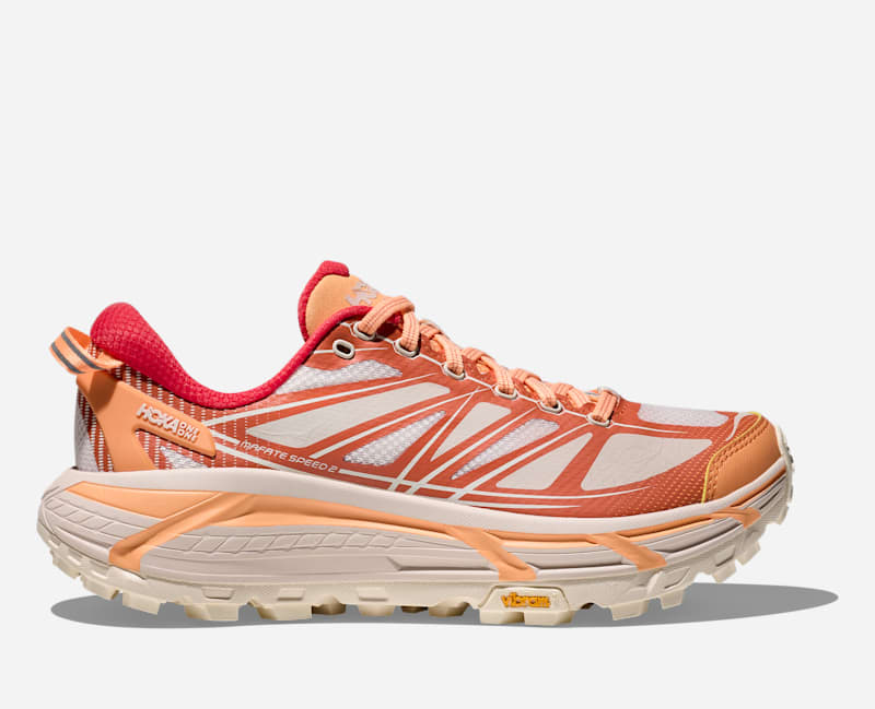 HOKA Mafate Speedlifestyle Shoes Pale Tangerine Ember