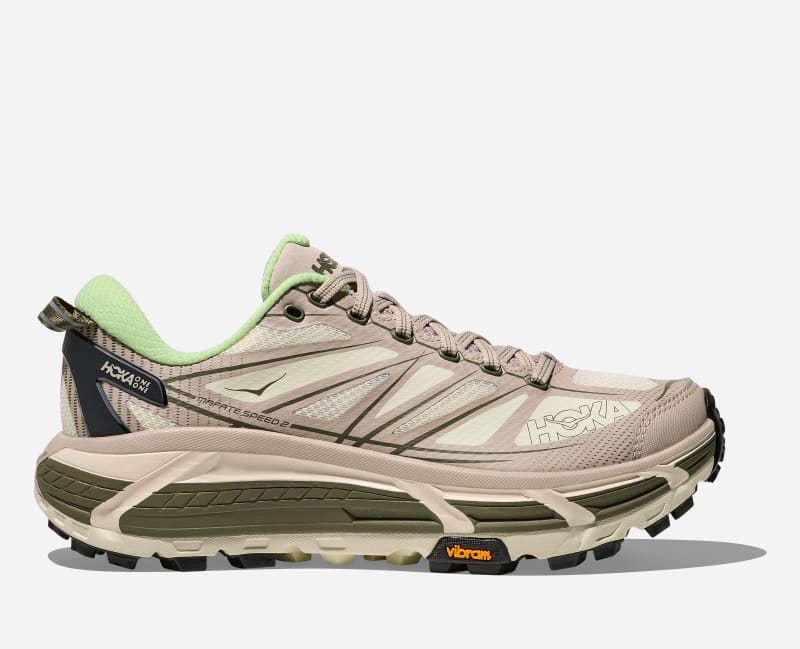 HOKA Mafate Speedlifestyle Shoes Putty Eucalyptus