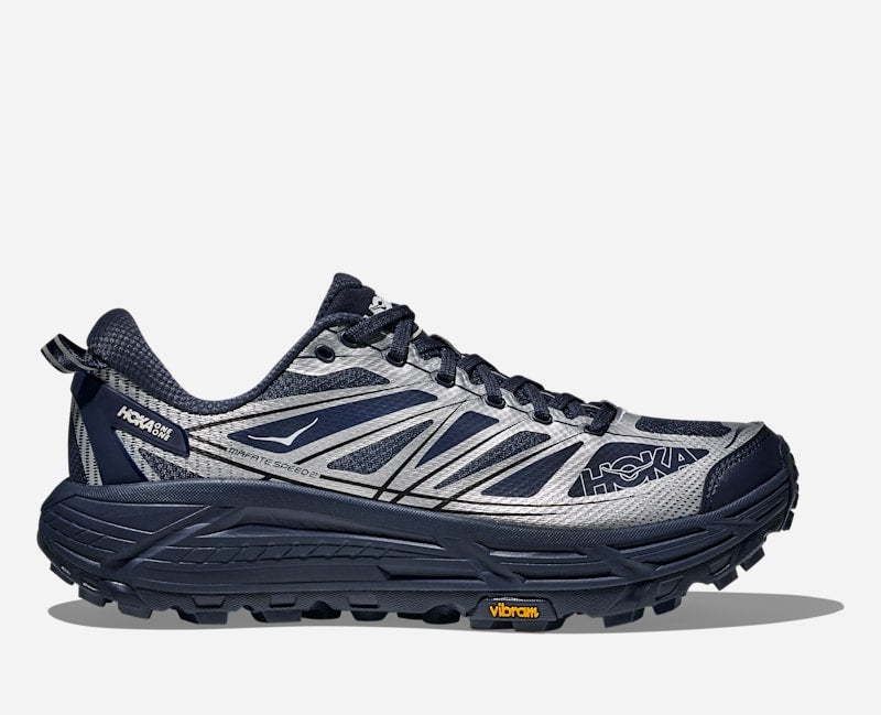 HOKA Mafate Speedlifestyle Shoes Varsity Navy Silver