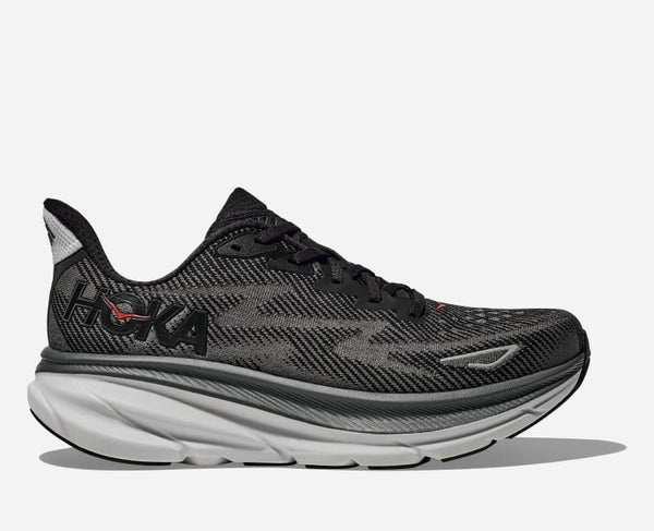 HOKA Clifton 9 Road Running Shoes Black Outer Orbit