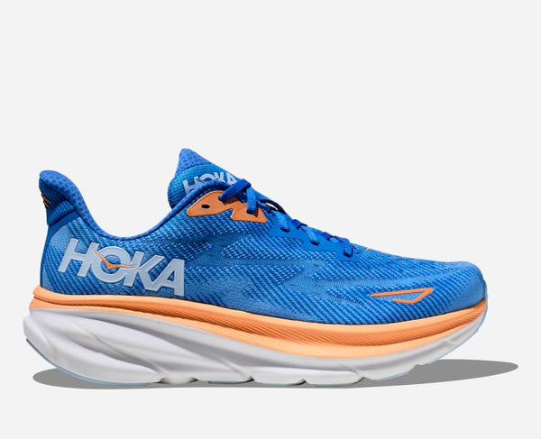 HOKA Clifton 9 Road Running Shoes Coastal Sky All Aboard