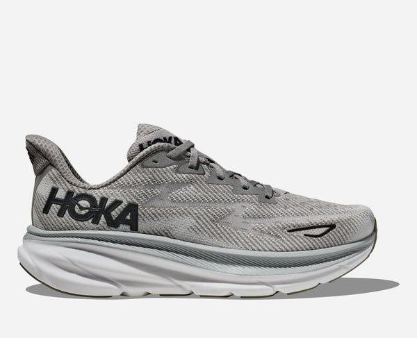 HOKA Clifton 9 Road Running Shoes Harbor Mist Black