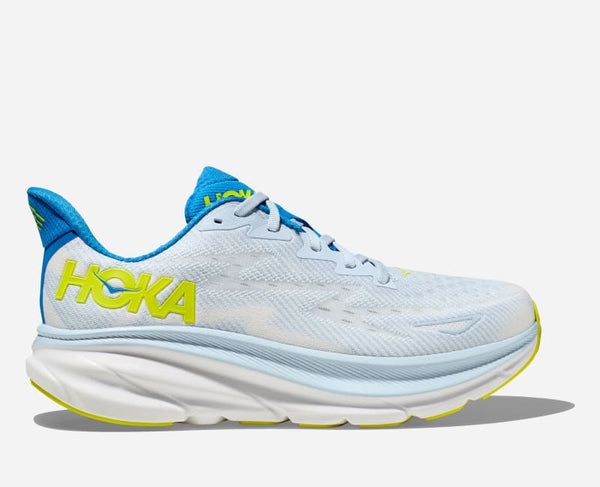 HOKA Clifton 9 Road Running Shoes Ice Water Evening Primrose