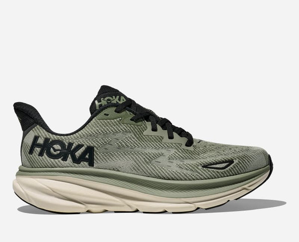 HOKA Clifton 9 Road Running Shoes Sea Moss Forest Lichen