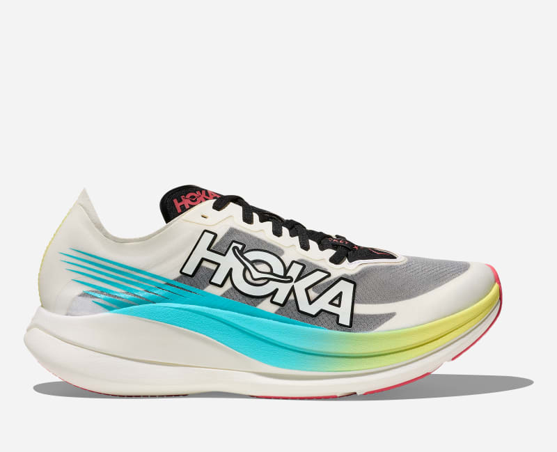 HOKA Rocket Xrace Shoes Yuzu Cielo Blue