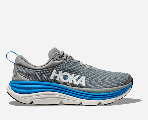 HOKA Gaviota 5 Road Running Shoes Limestone Diva Blue