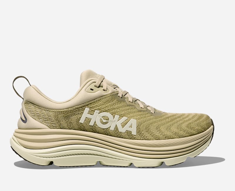 HOKA Gaviotaroad Running Shoes Oyster Mushroom Truffle Salt