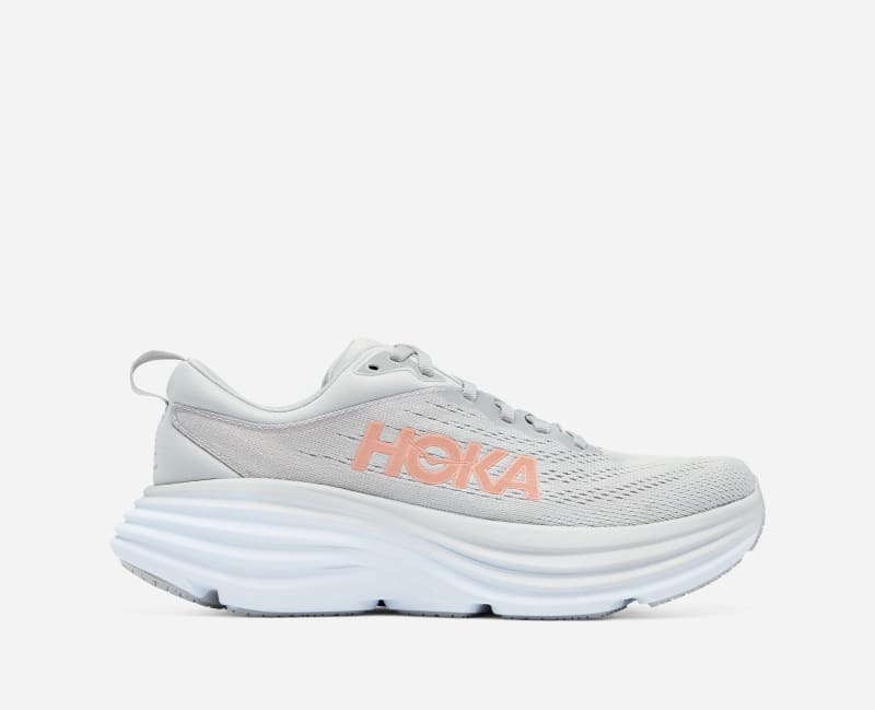 HOKA Bondiroad Running Shoes Harbor Mist Lunar Rock