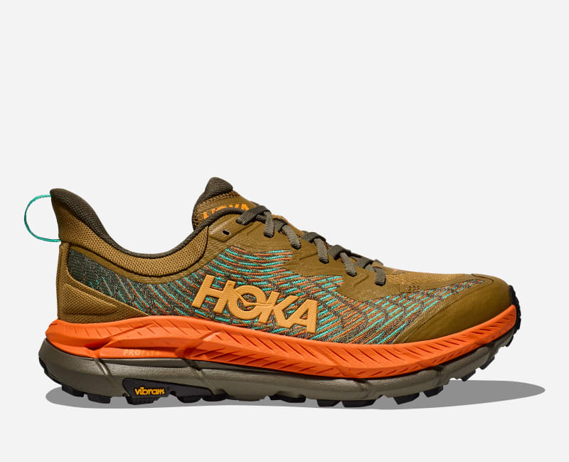 HOKA Mafate Speedtrail Shoes Antique Olive Squash