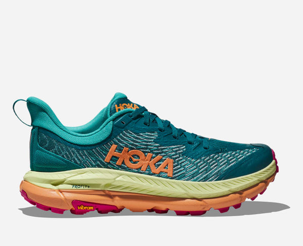 HOKA Mafate Speed 4 Trail Shoes Deep Lake Ceramic