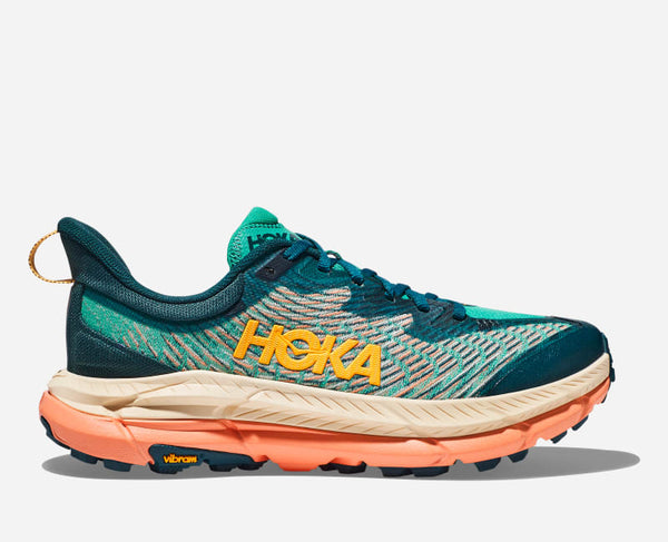 HOKA Mafate Speed 4 Trail Shoes Deep Teal Water Garden