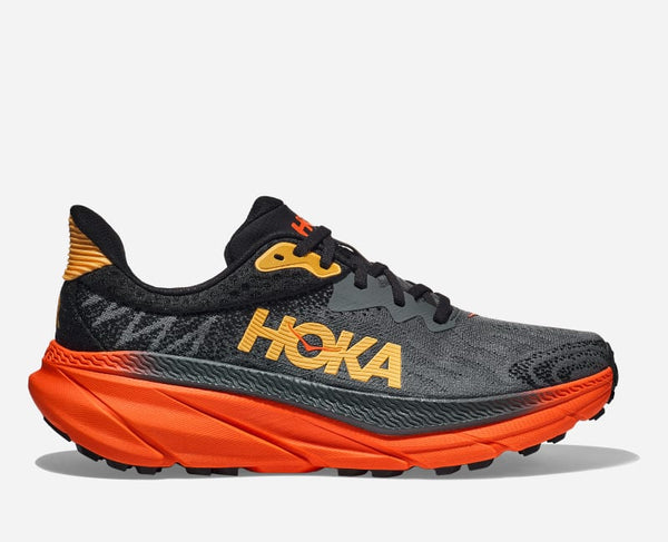 HOKA Challenger 7 Road Running Shoes Castlerock Flame