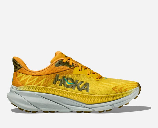 HOKA Challenger 7 Road Running Shoes Passion Fruit Golden Yellow