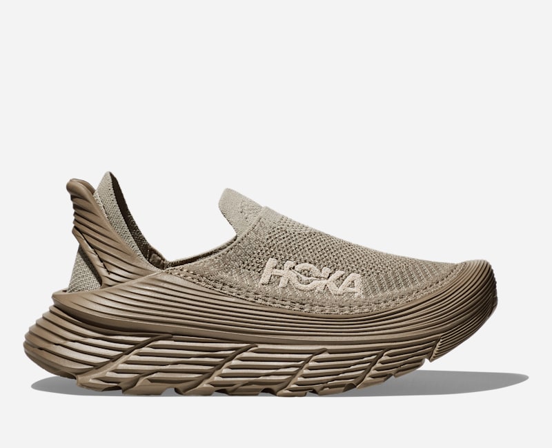 HOKA Restore Tc Recovery Shoes Dune Oxford Tan