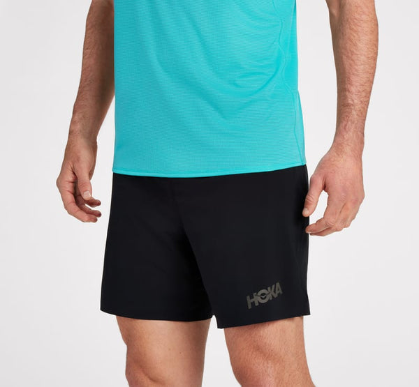 HOKA 7" Short Black, Size Large