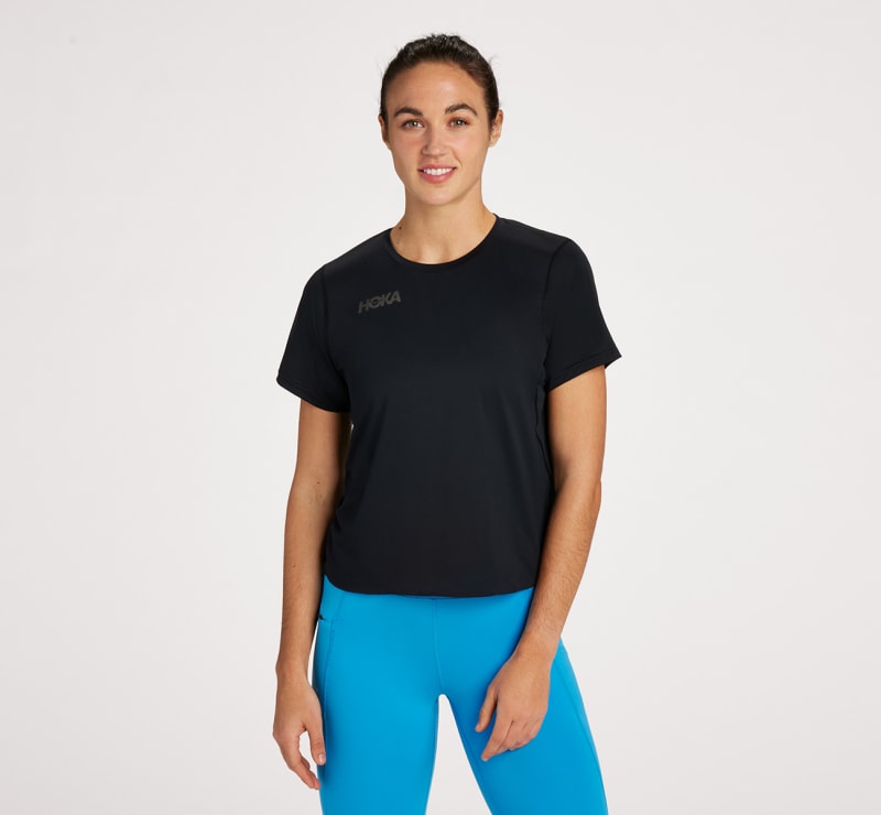 HOKA Short Sleeve Top Blackarge