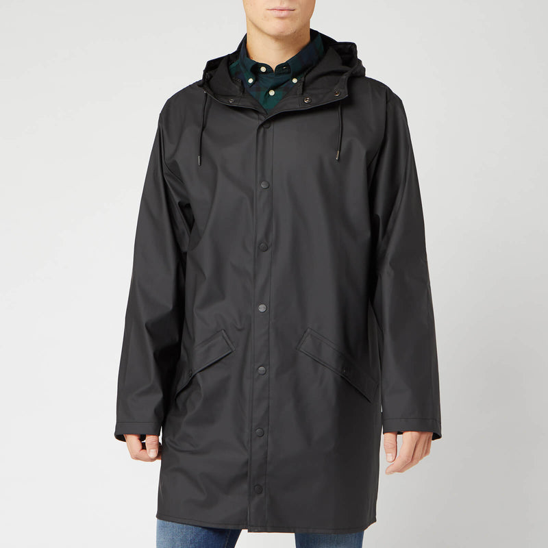 RAINS Men's Matte Shell Long Jacket