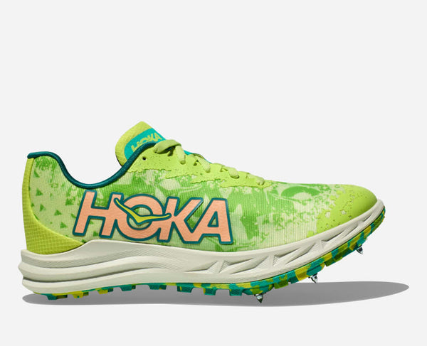 HOKA Crescendo XC Race Shoes Lettuce Electric Lime W5