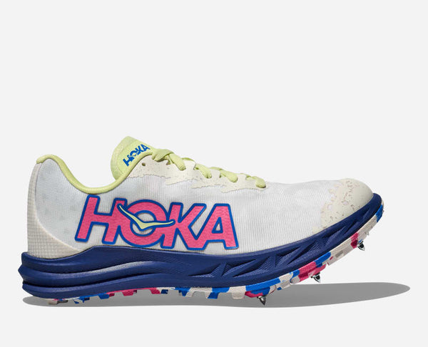 HOKA Crescendo XC Race Shoes White Blueberry W9