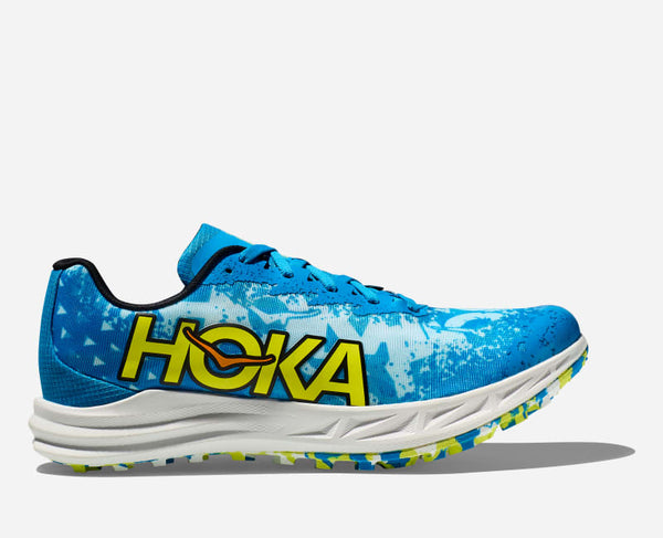 HOKA Crescendo XC Spikeless Race Shoes Diva Blue Evening Primrose W6.5