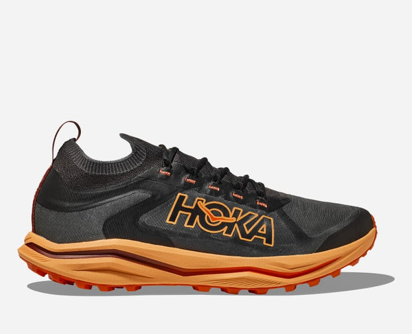 HOKA Zinal 2 Trail Shoes Black Sherbet