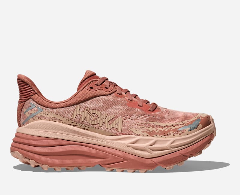 HOKA Stinsontrail Shoes Blush Rose Latte