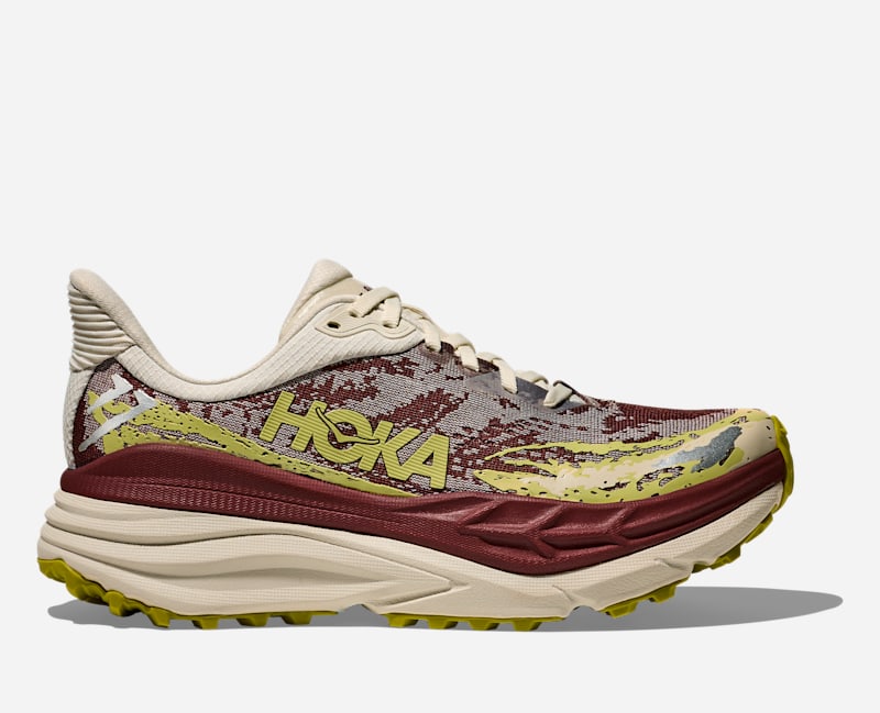 HOKA Stinsontrail Shoes Truffle Salt Dark Cedar