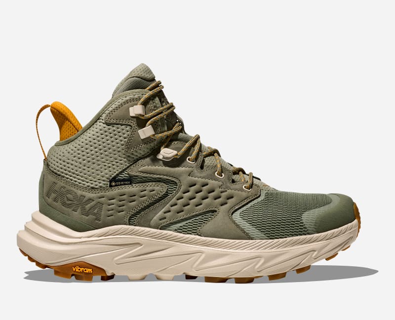 HOKA Anacapaid Gore-Tex Hiking Shoes Sea Moss Oat Milk
