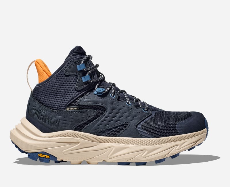 HOKA Anacapaid Gore-Tex Hiking Shoes Varsity Navy Oat Milk