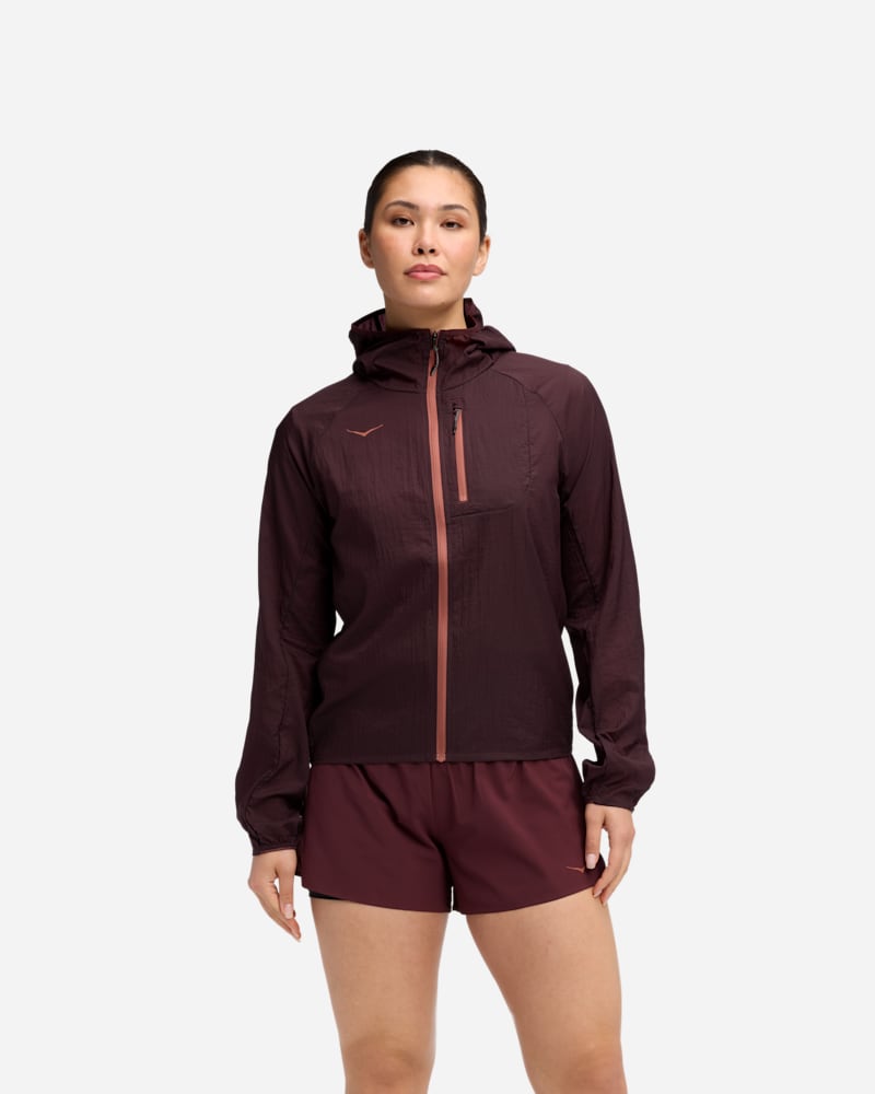 HOKA Skyflow Jacket Black Cherryedium