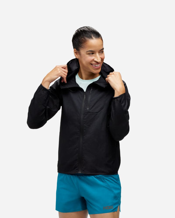 HOKA Skyflow Jacket Black, Size Large