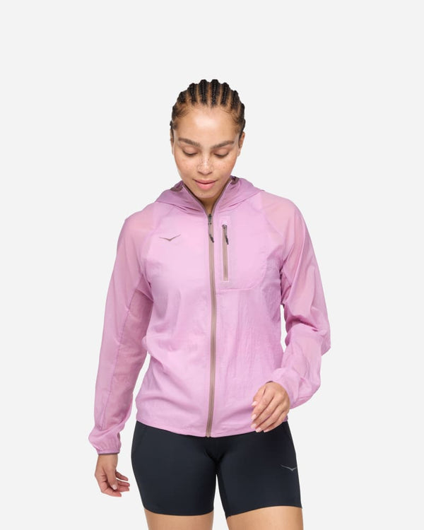 HOKA Skyflow Jacket Pink Twilight, Size Large