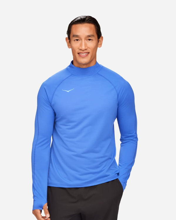 HOKA Cold Weather Layer Dazzling Blue, Size Large