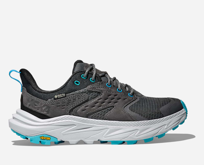 HOKA Anacapalow Gore-Tex Hiking Shoes Satellite Grey Sea Ice